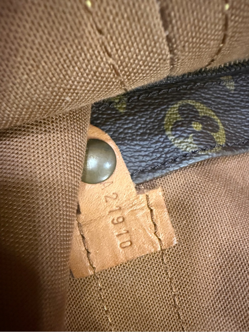 Louis Vuitton Randonnée GM Monogram Backpack Bucket Bag France Nov 1990 - Picture 7 of 16